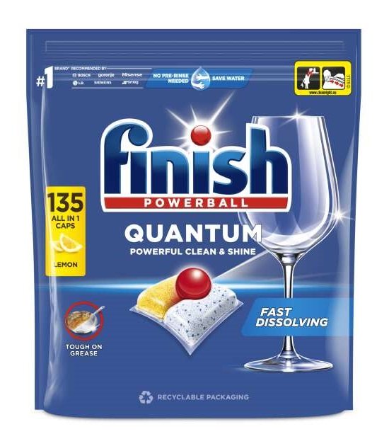 Средство для посудомоечной машины Finish Quantum All-in-1 135